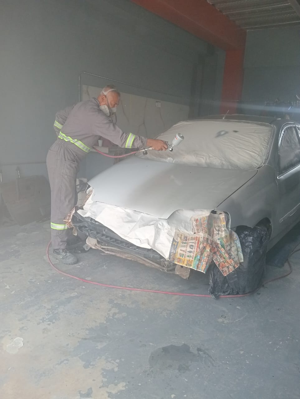 Aplicación de pintura